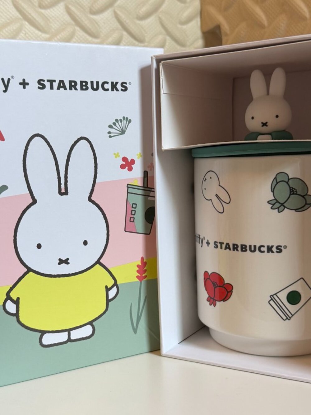Starbucks x Miffy Ceramic Mug with Lid 2026 Collectible Limited Edition NWT NIB